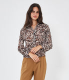 Camicia fantasia animalier