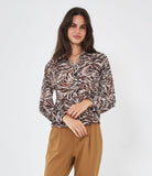 Camicia fantasia animalier