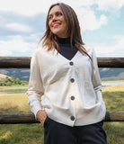 Cardigan quattro bottoni