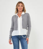 Cardigan con strass